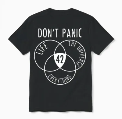 42 Unisex T-Shirt - Black