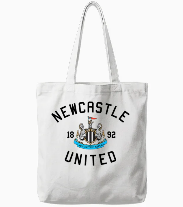 Herren Newcastle United Fc Color Crest Tote Bags in White