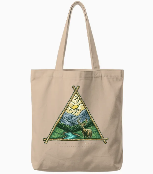 Your Outdoor Adventure Awaits! Tote Bags in Natural