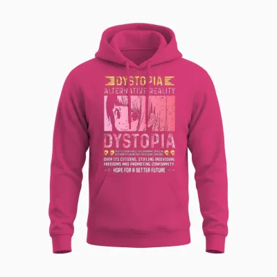 Dystopia Alternative Reality in Dystopian World Unisex Hoodie - Heliconia