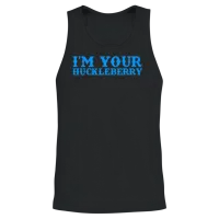 I'm Your Huckleberry Unisex Tank Top - Black – 2