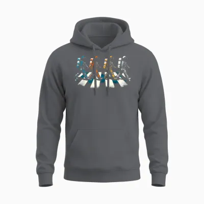 Retro Astronaut Weltraum Geschenke Männer Kinder Frauen Lustig Weltraum Unisex Hoodie - Charcoal