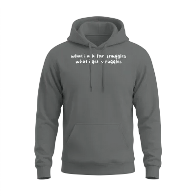 Funny Single Saying Valentine's Day Gift for Her Unisex Hoodie - Graphite Heather
