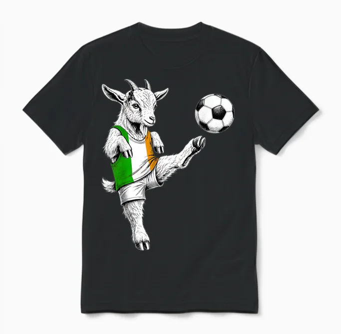 Drapeau Irlandais Pour Hommes, Femmes, Enfants Irlande Unisex T-Shirt in Black