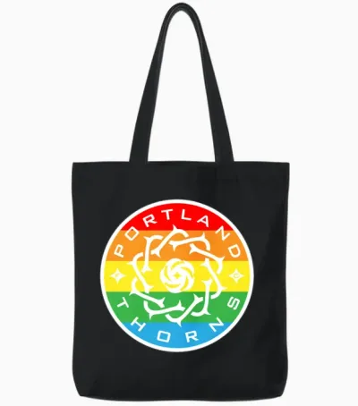 Portland Thorns Tote Bags - Black