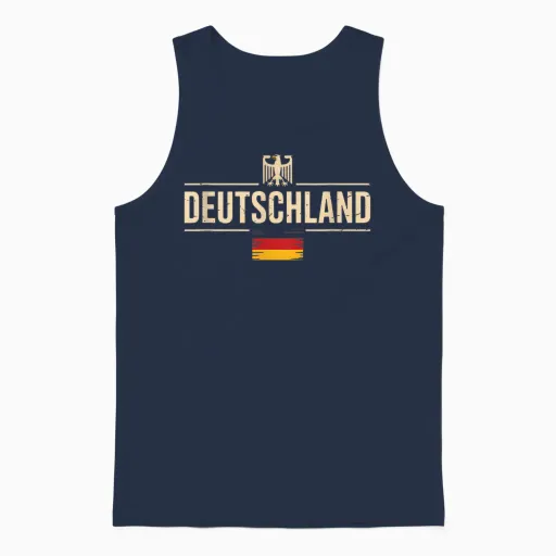Flag Unisex Tank Top in Navy