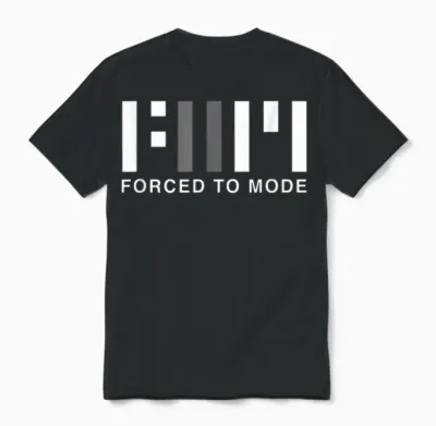 Forced to Mode T-Shirt, Black Unisex T-Shirt - Black