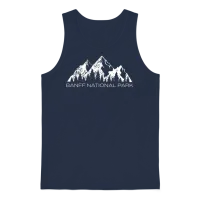 Banff National Park Canada Banff Canadian Souvenir Unisex Tank Top - Navy – 1