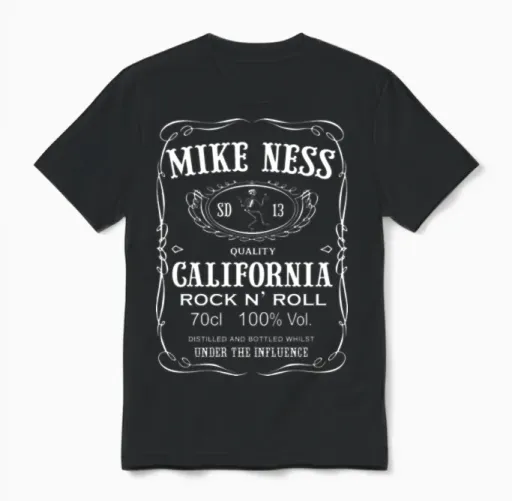 Mike Ness Unisex T-Shirt in Black