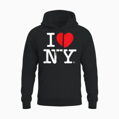T-Shirt with German Text "ich Liebe Mein Klassisches Logo Unisex Hoodie - Black