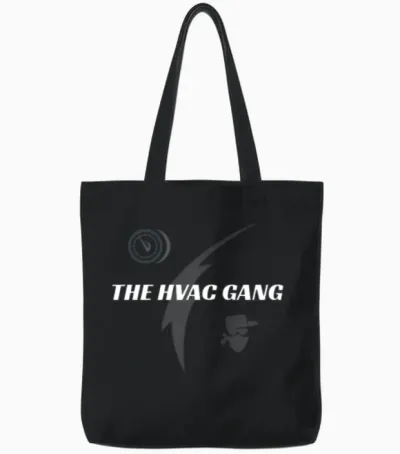 The Hvac Gang Tote Bags - Black