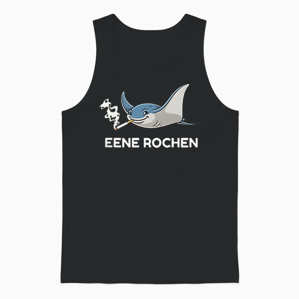 Ene Rochen Fun Unisex Tank Top in Black