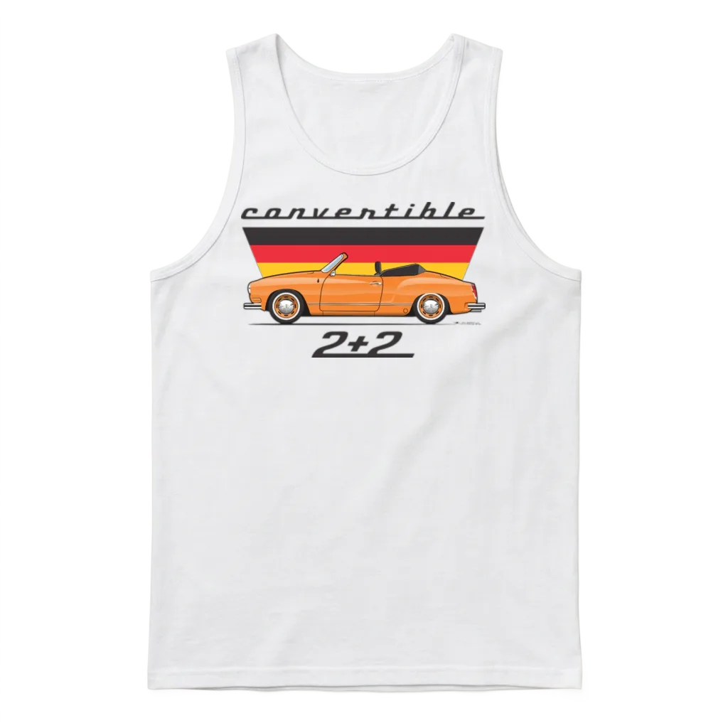 2 Plus 2 Amber Unisex Tank Top - White