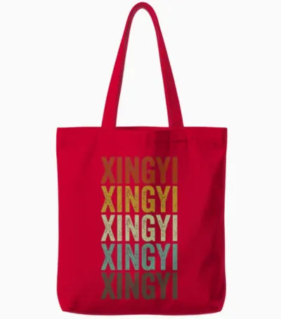 Xingyi China Retro Vintage Tote Bags - Red