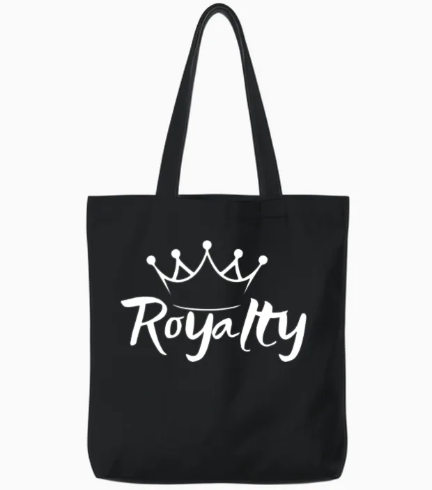 Royalty Family Tote Bags in Black