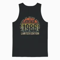 Vintage 1986 Limited Edition 40-Year-Old 40th Birthday Unisex Tank Top in Black - 1
