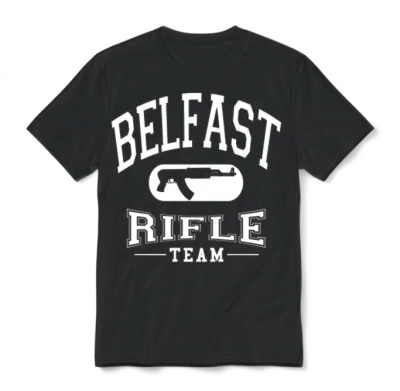 Belfast Rifle Team Unisex T-Shirt - Black