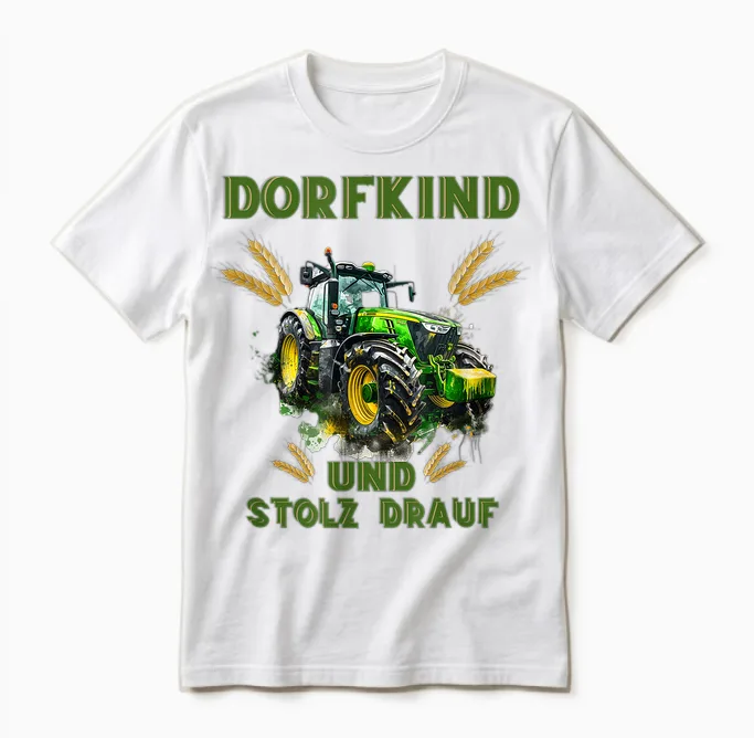 Deutz Traktor Für Das Dorfkind I Landwirtschaft Kinder Unisex T-Shirt in White