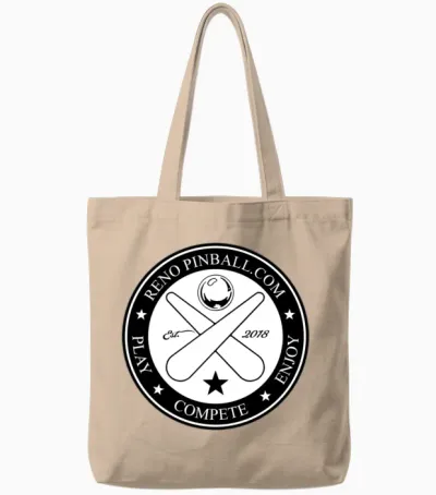 Pinball Is a Sport Tote Bags - Natural