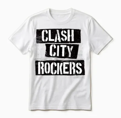 Der Kampf - Clash City Rockers Unisex T-Shirt - White