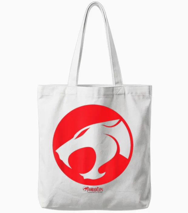 Thundercats Red Logo Tote Bags in White