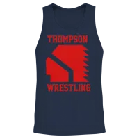 Thompson High School Wrestling (vision Quest) Unisex Tank Top - Navy – 2