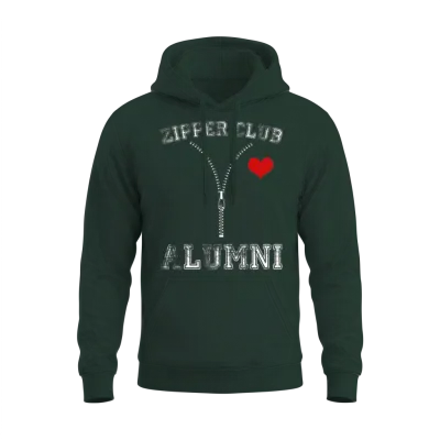 Zipper Club Alumni Open Heart Surgery Survivor Unisex Hoodie - Forest