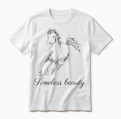 Arabian Horse - 17 Unisex T-Shirt - White