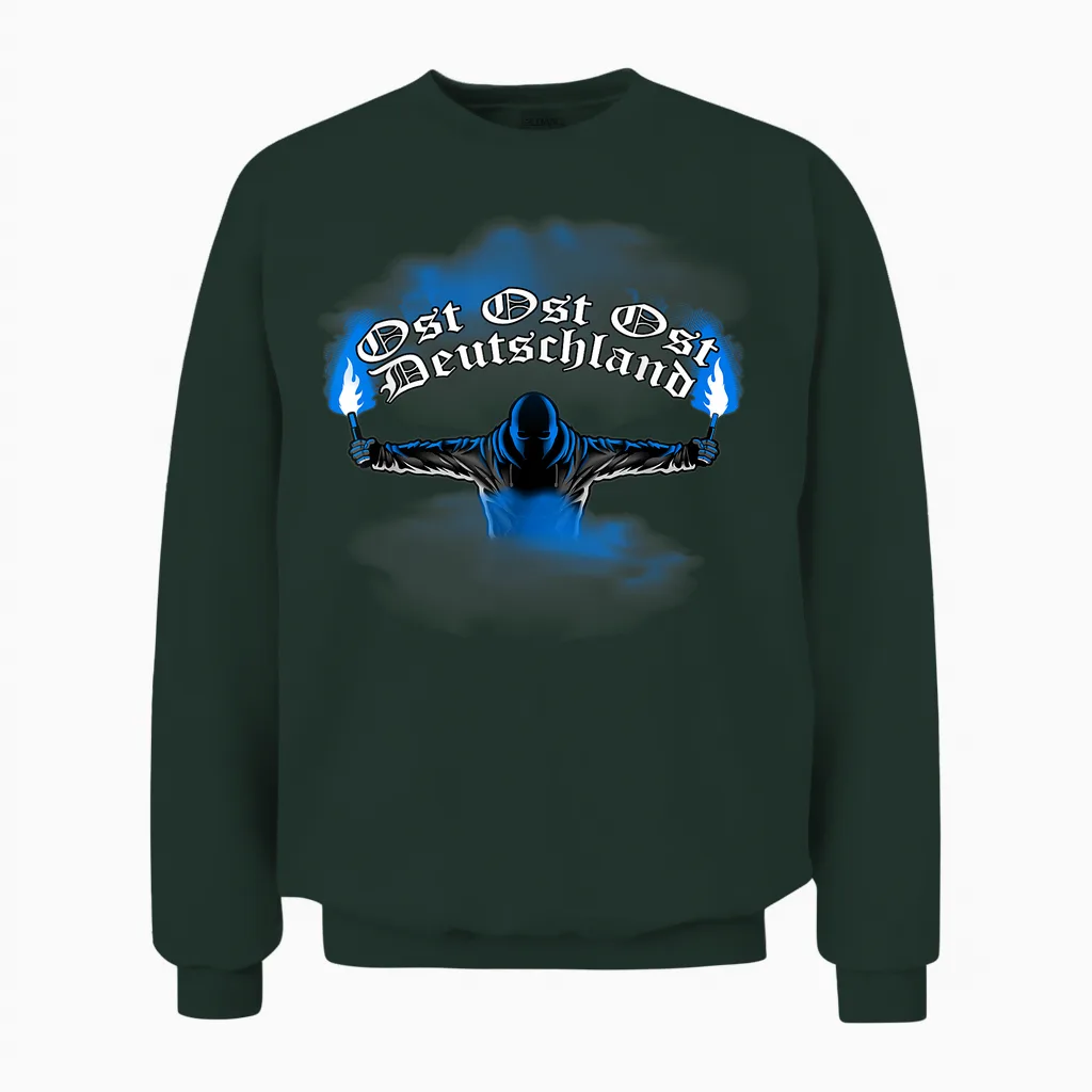 East Germany β Pyrotechnics β Pyro β Bengalo β Blue Unisex Sweatshirt in Forest