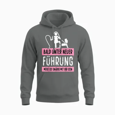 Hen Party T-Shirt Groom Poltern Men Stag Night T-Shirt, Black Unisex Hoodie - Graphite Heather