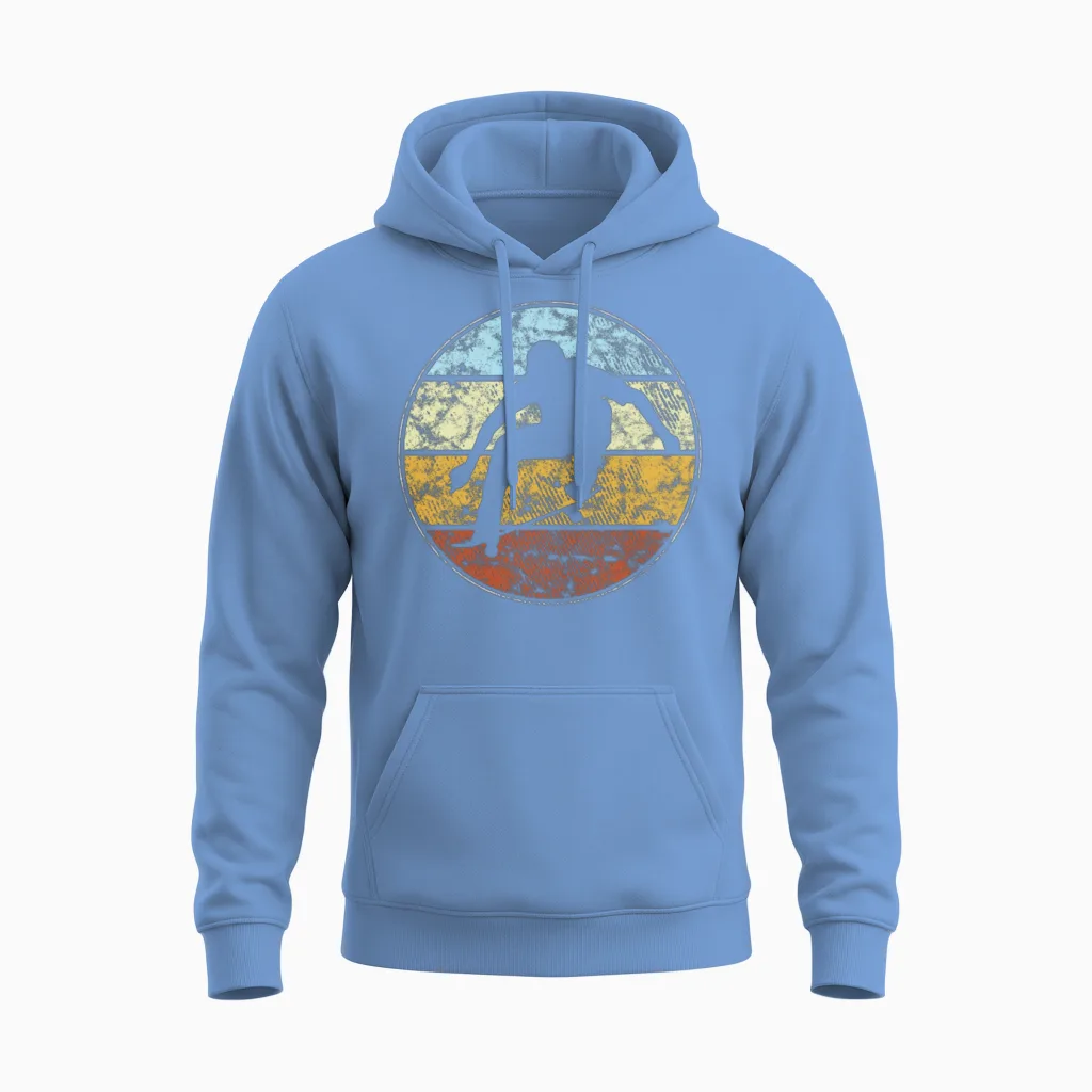 Skating Retro Unisex Hoodie in Carolina Blue