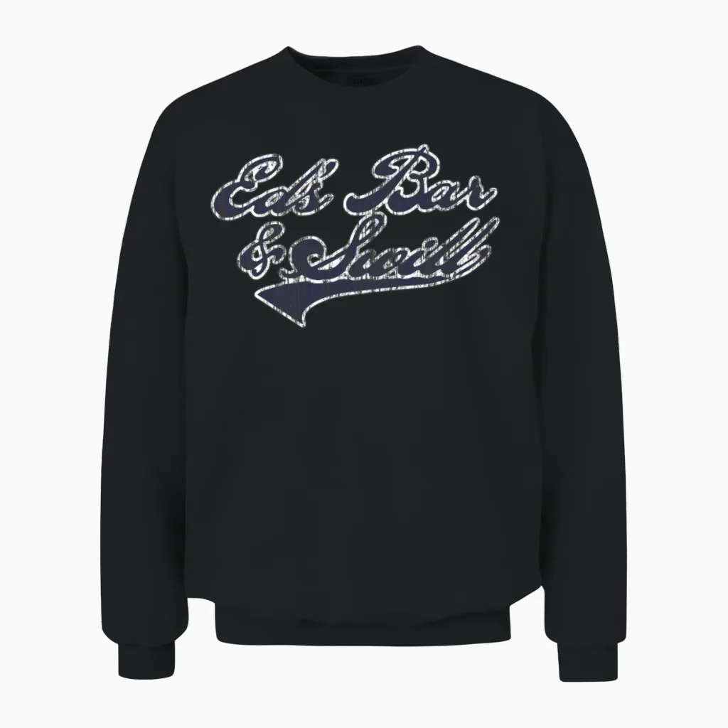 Eds Bar and Swill Retro Unisex Sweatshirt - Black