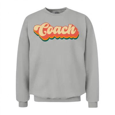Retro Coach Unisex Sweatshirt - Ash