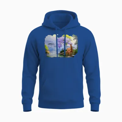 Free Horses Unisex Hoodie - Royal