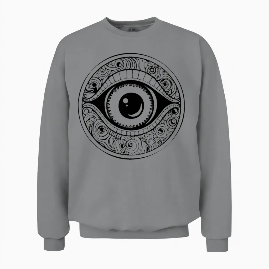 Eye Eyeball Eyebrows Unisex Sweatshirt - Sport Grey