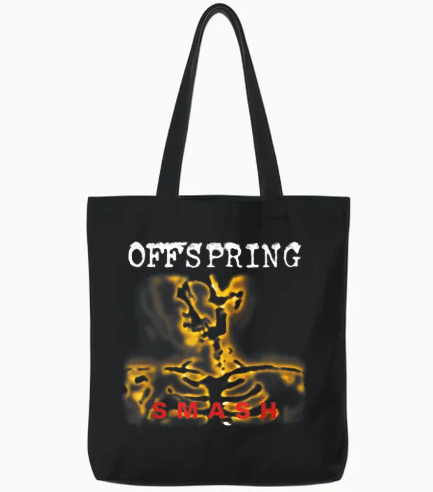 The Offspring Smash Album Tote Bags in Black