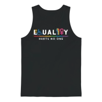 Equality Hurts No One Equal Rights Lgbt Unisex Tank Top - Black – 1