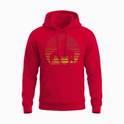 Native American Horse Unisex Hoodie - Red
