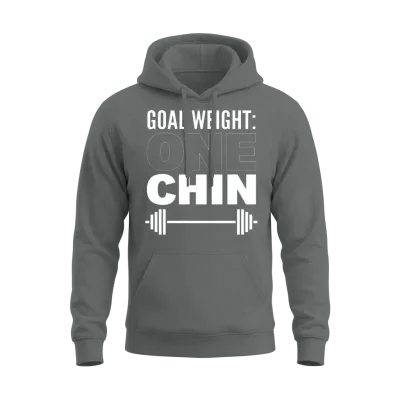 Funny Weight Loss Muscle Builder Unisex Hoodie - Graphite Heather