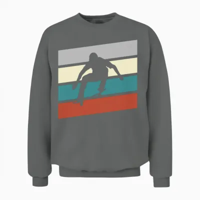 Skating Retro Unisex Sweatshirt - Graphite Heather