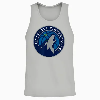 Nba Minnesota Timberwolves Offizielles Lizenzprodukt Unisex Tank Top - Ash