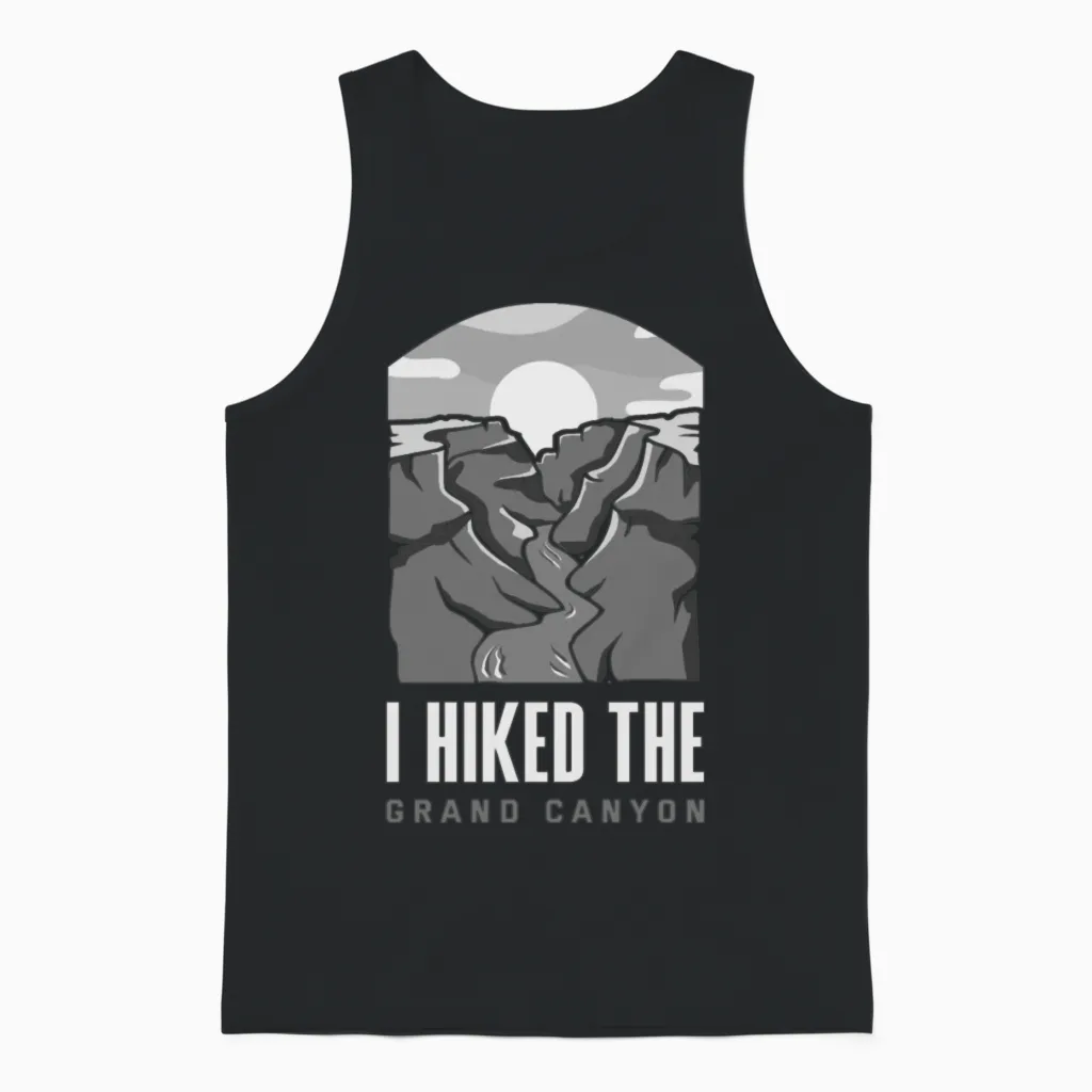 Funny Hiking Hiker Gift - & Outdoors Unisex Tank Top in Black