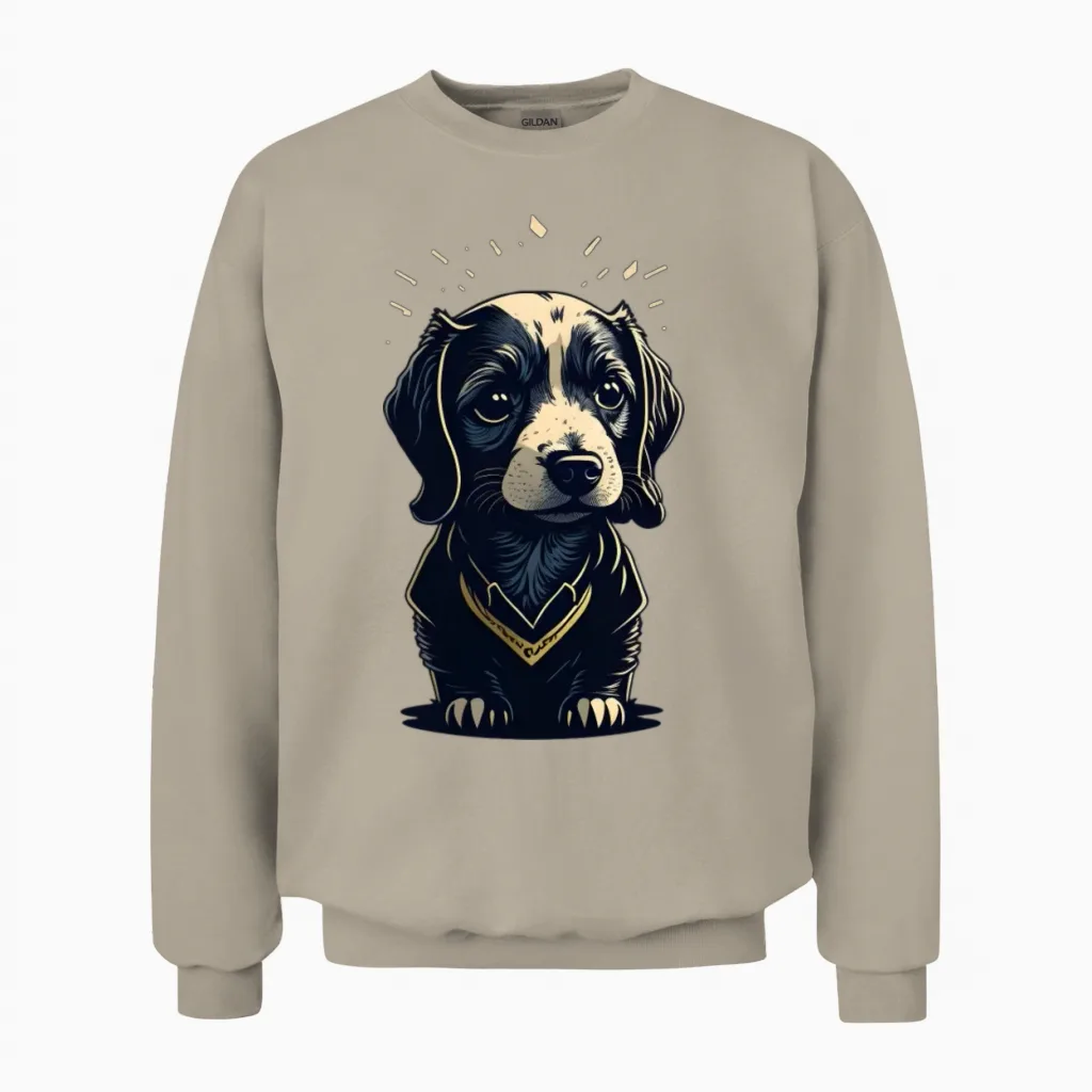 Little Dog Lovers Unisex Sweatshirt in Sand