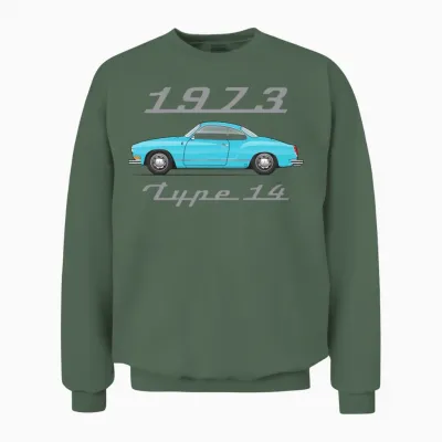 1973 Olympic Blue Unisex Sweatshirt - Military Green