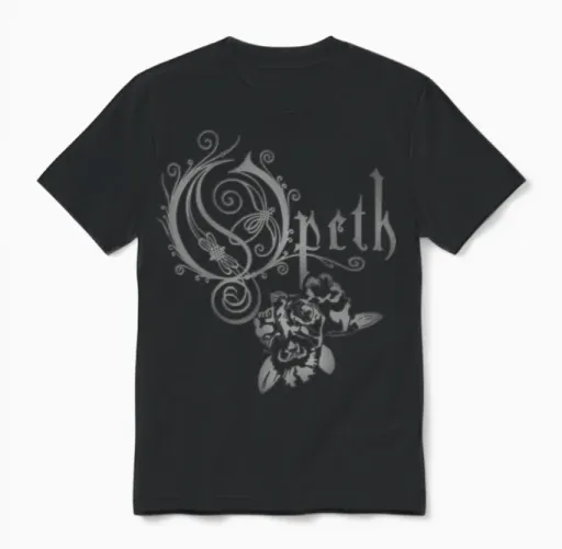 Opeth Orchid Unisex T-Shirt in Black