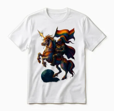 Ride with Pride Unisex T-Shirt - White