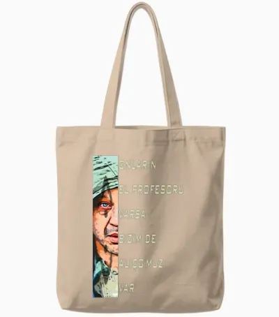 Aliço Cukur Profesor Tote Bags - Natural