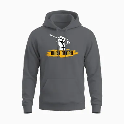 Hand & Screwdriver Small Logo Polish Electrician Unisex Hoodie - Charcoal