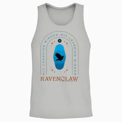 Harry Potter New Design 2025 Ravenclaw with Wisdom Unisex Tank Top - Ash