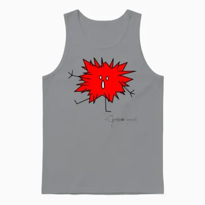 Woolly Beastie Spiky © Chyropterum Innoxius Unisex Tank Top - Sport Grey
